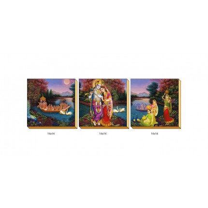 Wooden 3 Pis Set(14x14)  (T-1405)